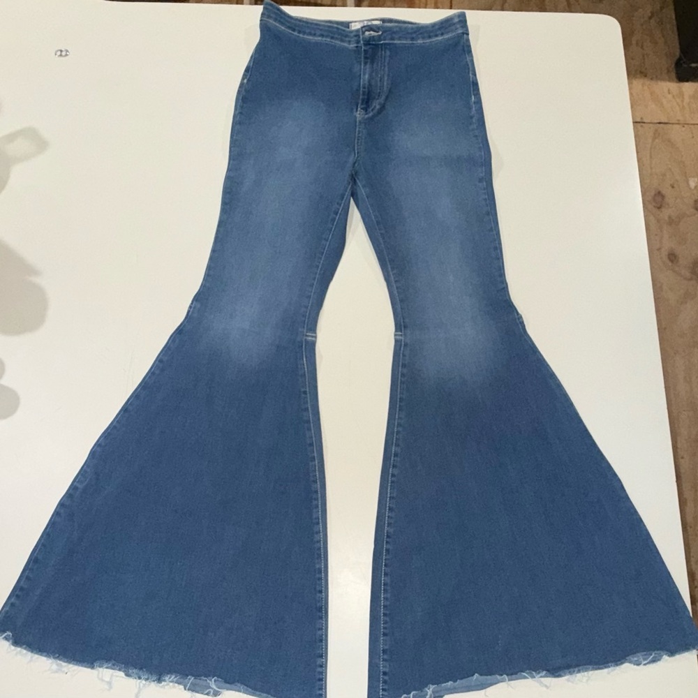 FP Movement by Free People Wide Leg Denim Jeans